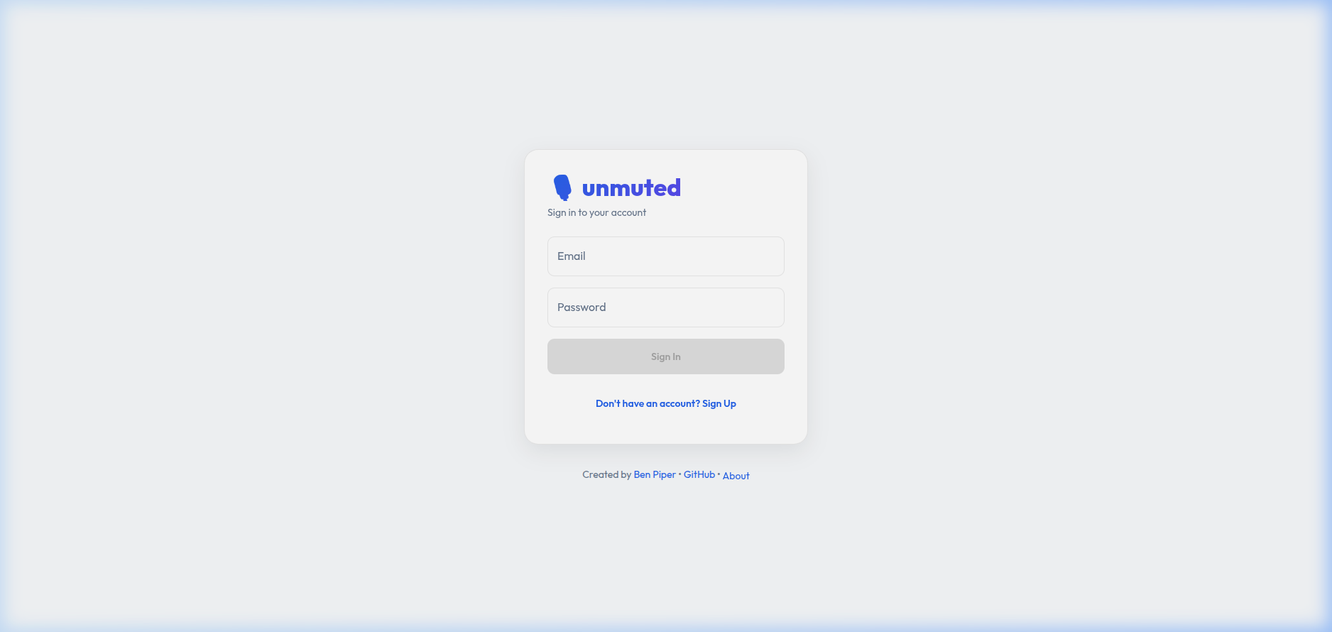 Unmuted